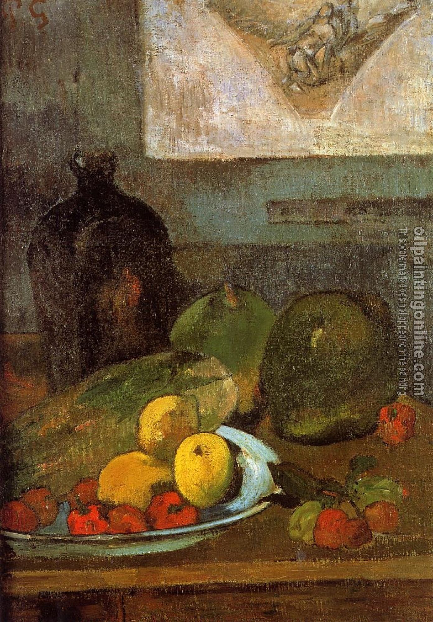 Gauguin, Paul - Still Life with Delacroix Drawing